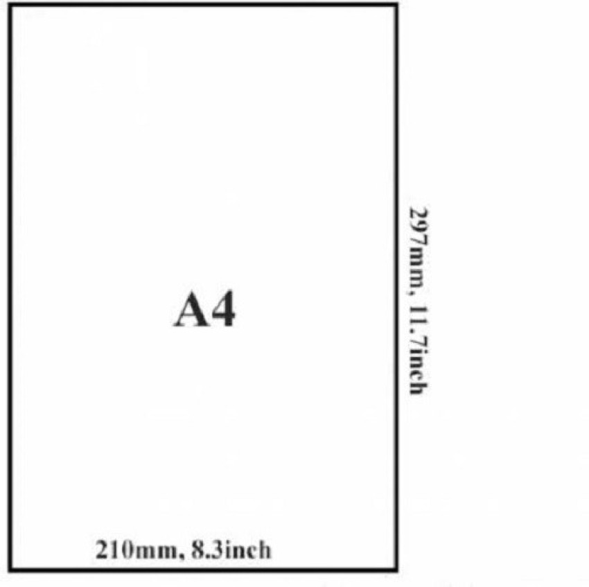 Convert A4 Size to Centimeters